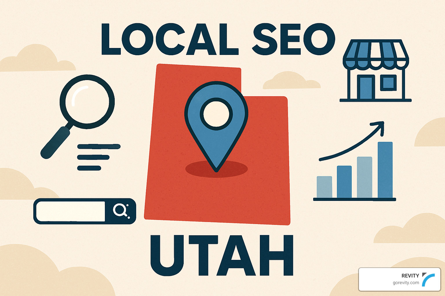 Utah business website showing optimized local SEO elements including title tags, NAP consistency, and location-based content - local seo utah