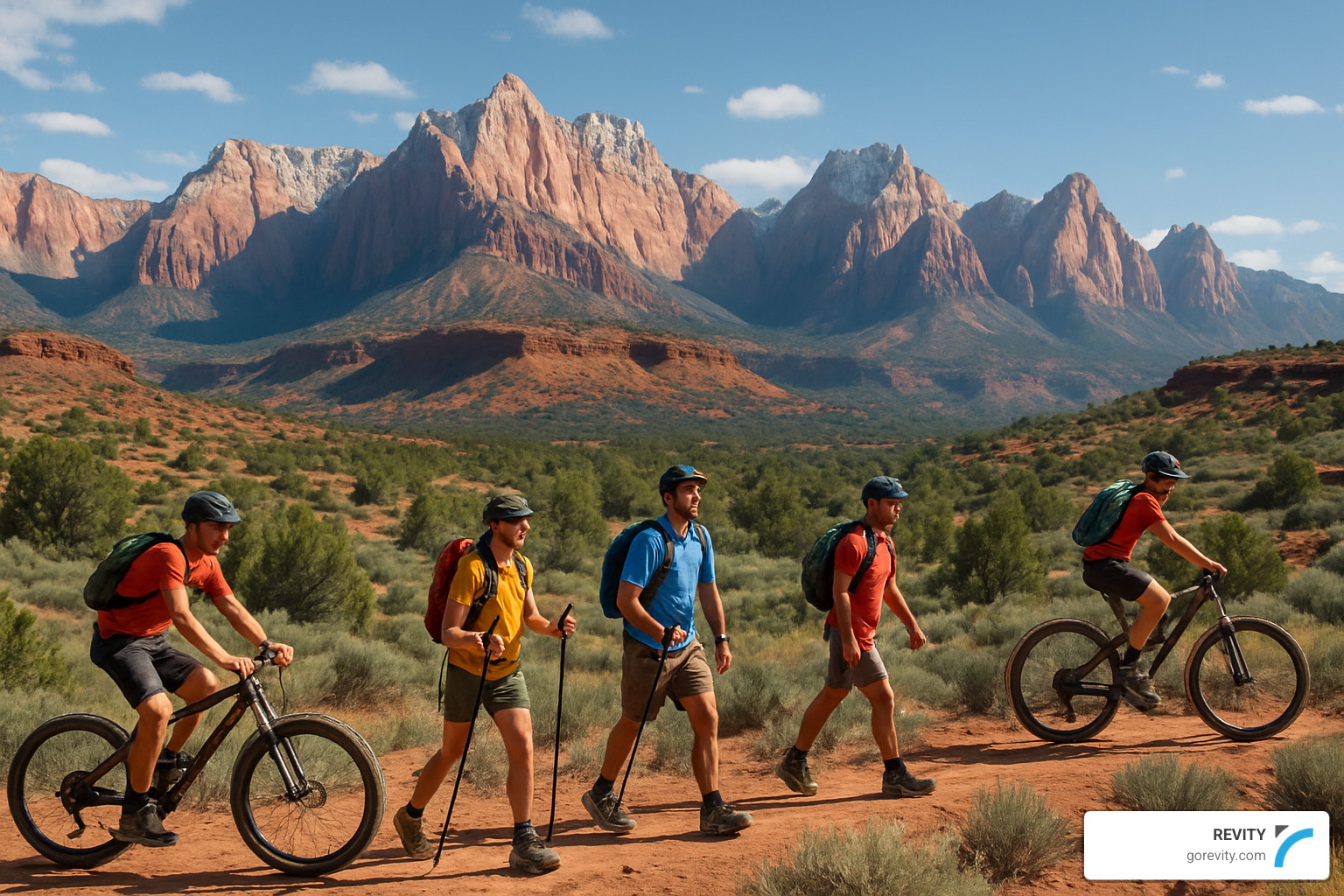 Utah outdoor lifestyle with mountains in background - utah content marketing